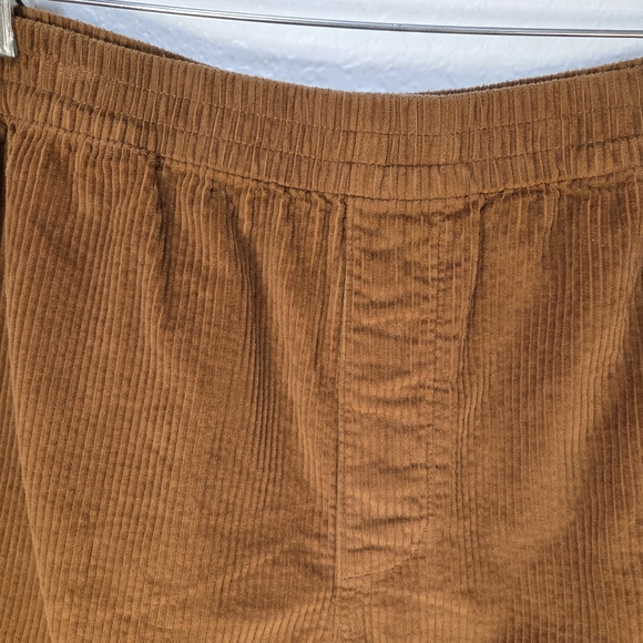 Madewell Men's XL Brown Corduroy Pull-On Shorts Elastic Waist Casual - Picture 4 of 16